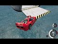 Jumping a Ramp to a Car Ferry to ESCAPE the Police in BeamNG Drive Mods!