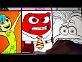 Inside Out 2 Coloring Pages | Coloring All Emotions:Envy Anxiety Joy Anger Sadness Fear Disgust