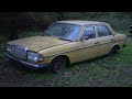 Starting Mercedes-Benz w123 240D After 14 Years + Test Drive