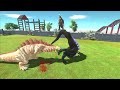 Shin Godzilla in Battle with All Carnivore Dinosaurs - Animal Revolt Battle Simulator