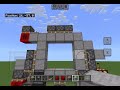 How to make a Minecraft 3x3 door