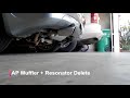 Super 40 Muffler & Resonator Delete / Before and After / Cold Start & Revs / 2007 Infiniti G35 6MT