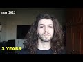 Hair growth time-lapse - 3 years