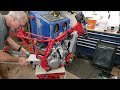 34 year old CR250R swingarm restoration