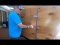 Store bought or Home made tiny vintage wood camper doors and how to install