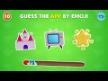 Guess The APP by Emoji ✅🥇🍏 Dolphin Quiz