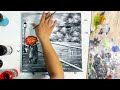 Couple under Umbrella | Acrylic painting for beginners step by step | Paint9 Art