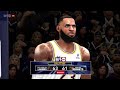 LeBron James with the steal and the tomahawk dunk vs. Denver Nuggets | NBA2K14