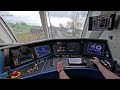 POV Expect a stop! | IC 141 Rheine - Osnabrück Hbf | Driver's cab ride | BR 193 Siemens Vectron