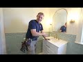 How to Install a Bathroom Vanity with Shelving | Avoiding Mistakes