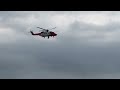 Rescue 116 winching at Lambay Island during rescue operation on 3 May, 2024.