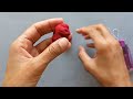 How To Make Fabric Flower | How to make an adorable fabric rose flower ~ in just 10 minutes!