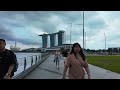 SINGAPORE 🇸🇬 4K Walking Tour Downtown, Marina Bay, Orchard Road 2024