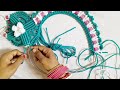 NEW Macrame Mirror Wall Hanging ||Tutorial Video in Hindi