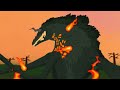 Titanus Godzilla Vs Biollante | Animation Battle | Dc2