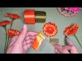 DIY| cara membuat bunga Gerbera | Gerbera Bouquet #satinribbonflowers