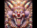 psychedelic ai art the clown