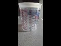 How to use your mixing cup