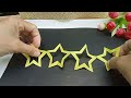 How to cut a paper star border/ DIY/ Easy to make/ Christmas decor