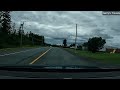 V212 Driving from Dalhousie NB to Campbellton NB Canada Aug 2023