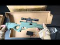 Unpacking special forces weapon toys, RPG rocket launcher, M4 toy gun, Barrett, AWM sniper rifle