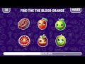 Find the ODD One Out - Fruit Edition 🍇🍒🍍| Easy, Medium, Hard - 30 Ultimate Levels | Quizzer Odin