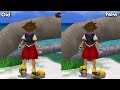 Kingdom Hearts NEW Graphics Update Comparison - Old vs New Version