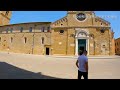 Volterra, Italy Walking Tour (4k Ultra HD 60fps) - With Captions