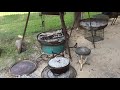 Darran Markham explains cowboy cooking at The AgriCultural in Boerne, TX