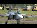 SwAF Saab 39 Gripen flown by Maj. Peter Fallén Winner of the Best Overall Flying Demo @ RIAT 2019