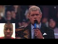 Gunther Won the WWE king of the ring reaction