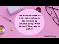 Nursing Med Dosage Calculations Made Easy (IV DRIP FACTOR, IV FLOW RATE, PEDIATRIC DOSAGE)