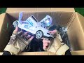 Unboxing special police weapon toy, AK47 assault rifle, Spider Man series toy gun, police car