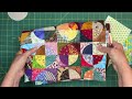 Scrappy Ragged Edge Circle Quilt using Fat Quarters