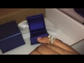 MoissaniteCo Engagement Ring Unboxing & Comparison to Diamond (LEAVE A COMMENT)