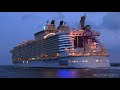 Oasis Of The Seas | Spectacular Sunset Departure From Port of Miami | Sept, 2020