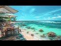Jazz on the Tropical Beach - Beautiful Ocean Beach Views | Music for Happy and Uplifting