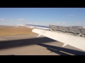 Bumpy Boeing 767 approach and landing in Calgary