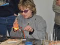 Zeffers Farm Studios Visiting Artists Doni Hatz Flame working glass.wmv