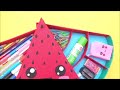 DIY Pencil Case/ How to make Watermelon Pencil box/ Best out of waste
