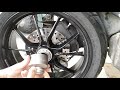 Cambio del neumatico trasero ducati multistrada -  Rear tire change