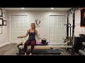 Pilates Reformer Workout (Mini Ball Prop) #104