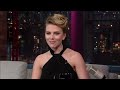 Scarlett Johansson Has No Regrets About Her Tattoos | Letterman