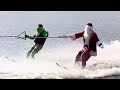 Grinch and Santa on Ski’s at Santa on Ski’s in Kearney