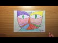 PAUL KLEE FOR KIDS and how to re-create his famous Cat art piece .
