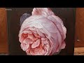 Painting a flower | Three-layer painting technique of the Old Masters