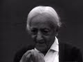 Thinking is a reaction to memory | Krishnamurti