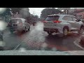 Rainy season in our country Indonesia | Driving in the rain.