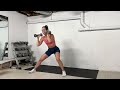 Reverse Lunge with Press to Lateral Lunge