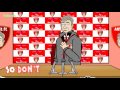 WENGER sings HUMAN! Don't Put The Blame On Him! (Wenger Out? Wenger Confronts Arsenal Fan TV)